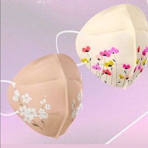 2 Face Masks KN95 Layered Protection Unique Design
